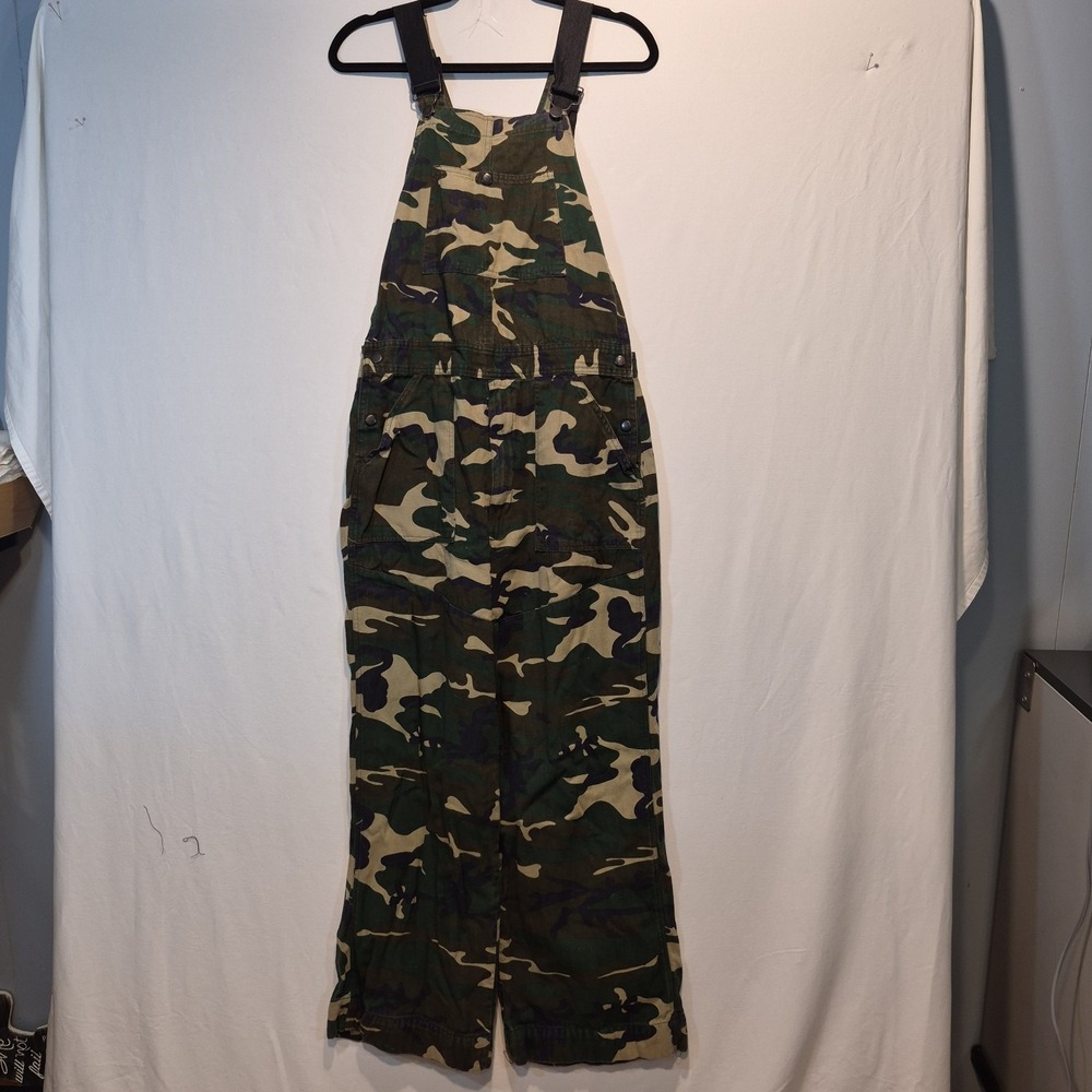 Game Winner Bib Overalls Quick Release Mens Med Camo Hunting Fishing Outdoors